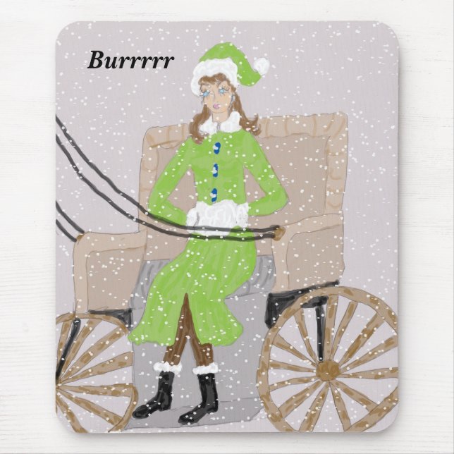 Burrrr Mousepad Hand Drawn (Vorne)