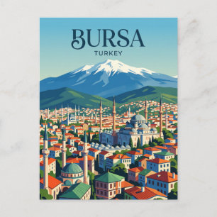 Bursa Skyline Türkei Postkarte