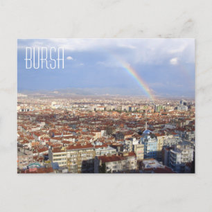 Bursa Turkey Rainbow Postkarte