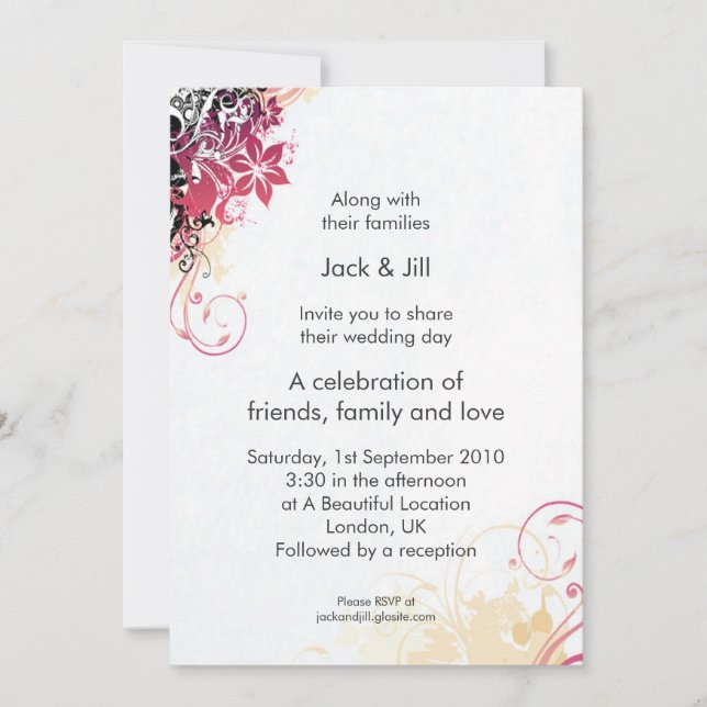 Burst-12x18 starten einladung (Vorderseite)