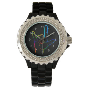 Burst ASL I Liebe, die Sie beobachten Armbanduhr