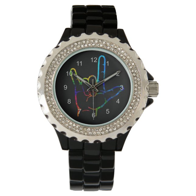 Burst ASL I Liebe, die Sie beobachten Armbanduhr (Vorderseite)