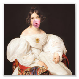 Burst Bubble Gum Diva Fotodruck