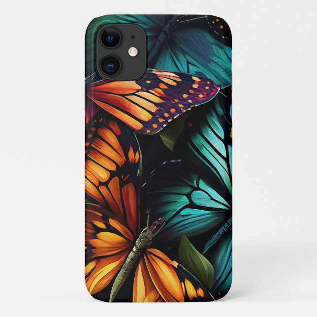  Burst–Butterflies in Motion Case-Mate iPhone Hülle (Rückseite)