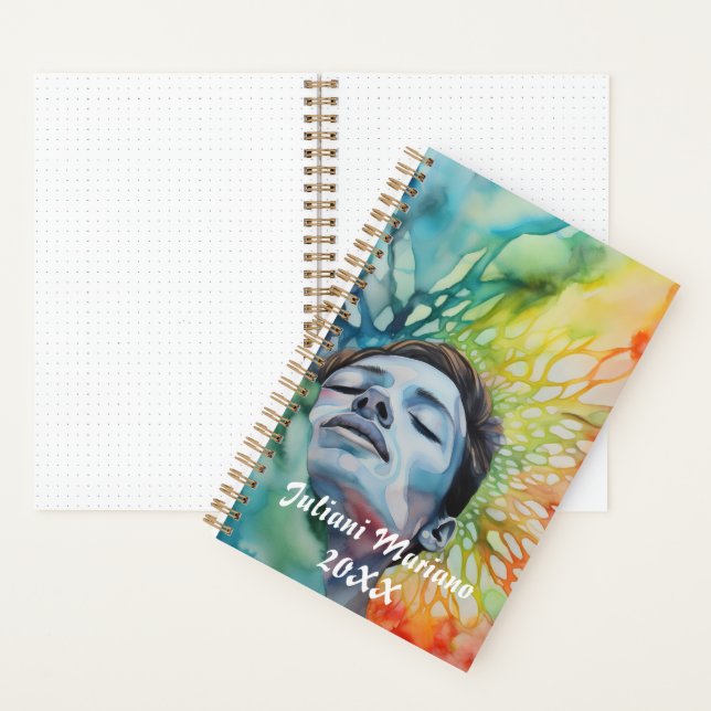 Burst-Individuelle Name Notizbuch (Innen)