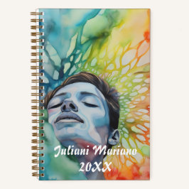 Burst-Individuelle Name Notizbuch