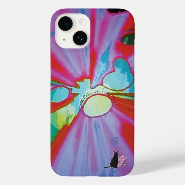 Burst KC Bild Case-Mate iPhone 14 Hülle (Rückseite)