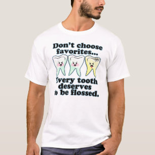 Bürsten-u. Glasschlacken-zahnmedizinischer Spaß T-Shirt