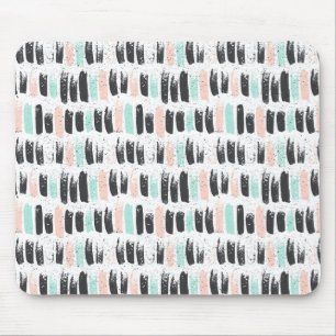 Bürsten u. Tinten-Anschlag-Muster Mousepad