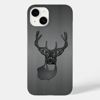 Bürstenmetall - Weißer Schwanz Case-Mate iPhone 14 Hülle