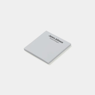 Bürstet Silber Retro Fette Serifenschreibtisch Nam Post-it Klebezettel