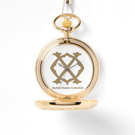 Burton Family Gold Pocket Armbanduhr