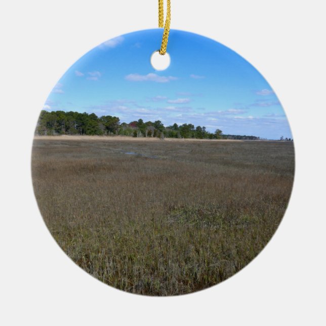 Burton Island Naturschutzgebiet Keramik Ornament (Vorne)