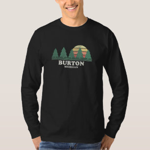 Burton Mi Vintag Throwback T-Shirt Retro 70er Desi
