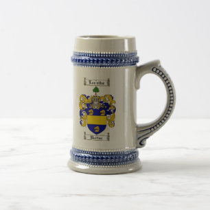 Burton Wappen Stein/Burton Familienwappen Bierglas