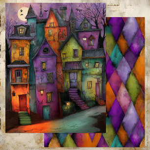 BURTONESQUE HALLOWEEN STADTPAPIER