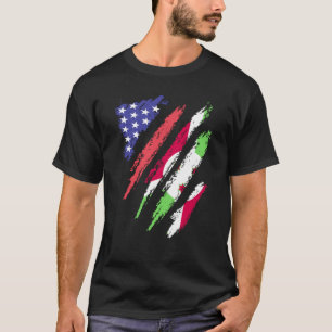 Burundi Amerikanischer Patriot Gewachsenes Herz Fl T-Shirt