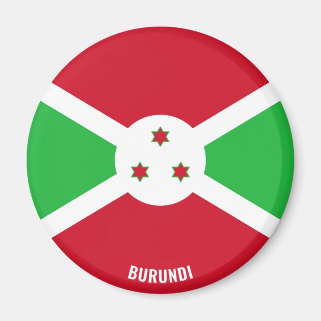 Burundi Flag Charming Patriotic Magnet (Vorne)