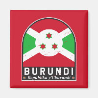 Burundi-Flag-Emblem gestört Vintag