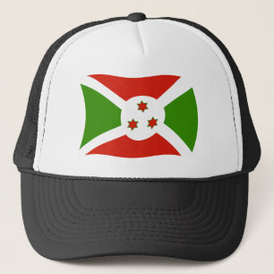 Burundi Flag Hat Truckerkappe