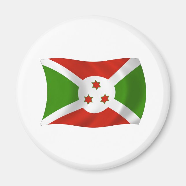Burundi Flag Magnet (Vorne)