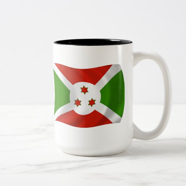 Burundi Flag Tasse (Rechts)