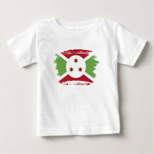Burundi-Flagge Baby T-shirt