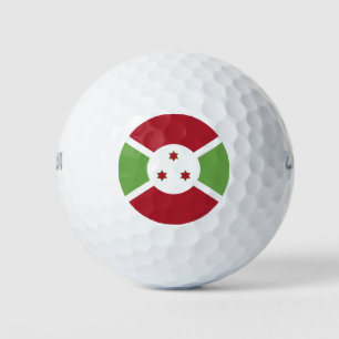 Burundi-Flagge Golfball