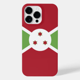 Burundi-Flagge iPhone 14 Pro Max Hülle