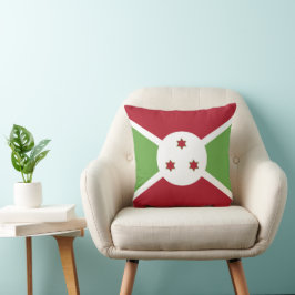 Burundi-Flagge Kissen