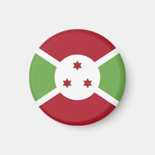 Burundi-Flagge Magnet