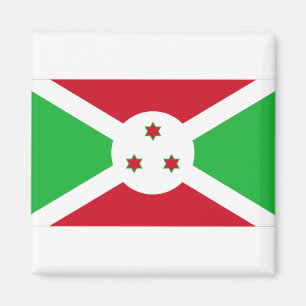 Burundi-Flagge Magnet
