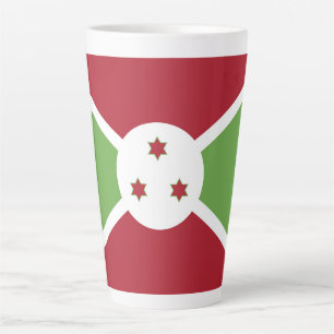 Burundi-Flagge Milchtasse