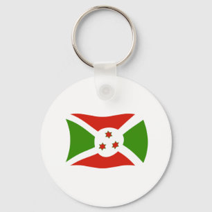 Burundi-Flagge Schlüsselanhänger