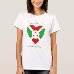 Burundi-Flagge Sweetheart-T - Shirt