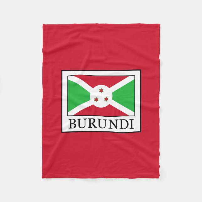 Burundi Fleecedecke (Vorderseite)