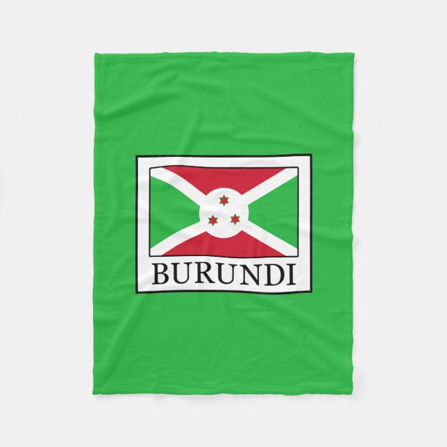Burundi Fleecedecke (Vorderseite)