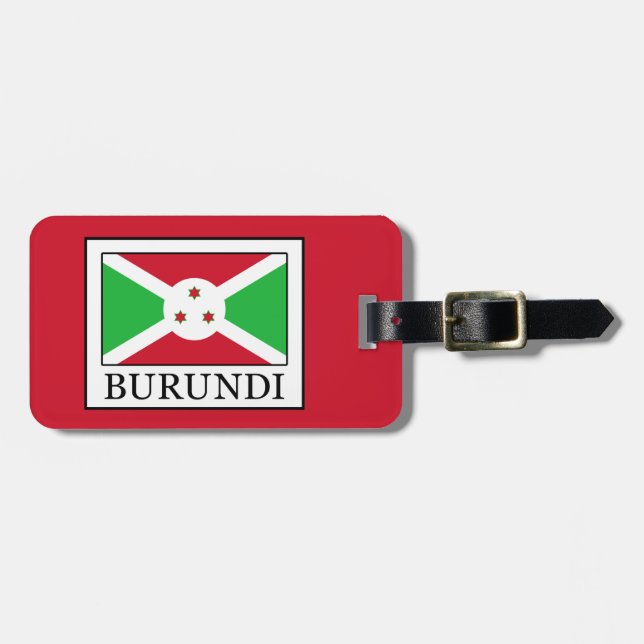Burundi Gepäckanhänger (Vorderseite horizontal)