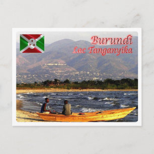 Burundi - Lac Tanganjika - Postkarte