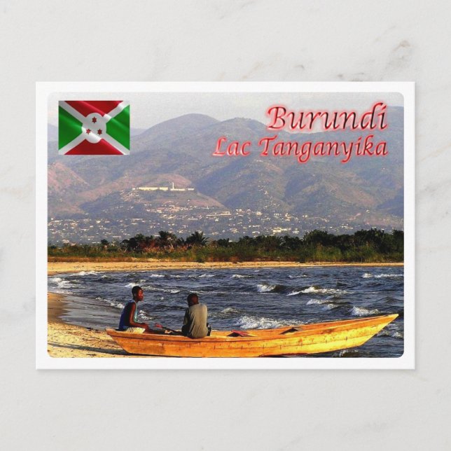 Burundi - Lac Tanganjika - Postkarte (Vorderseite)