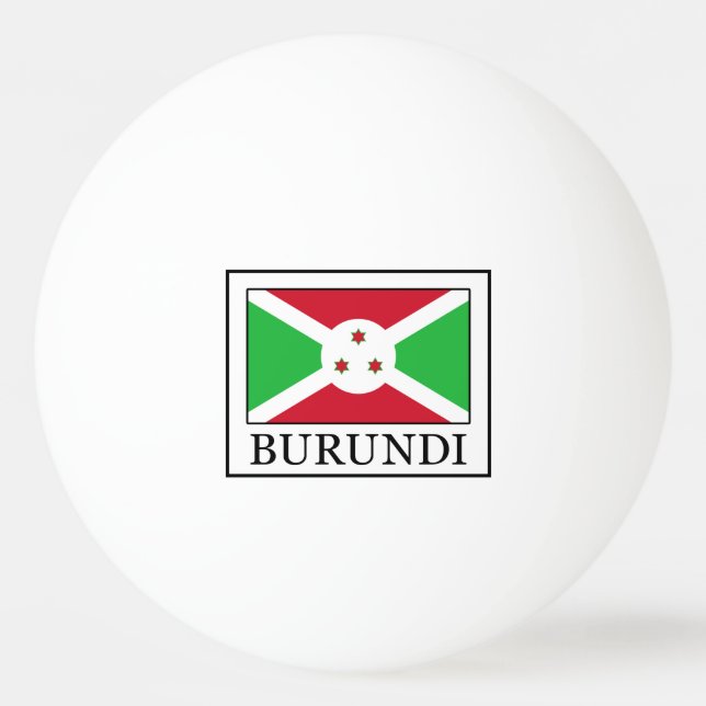 Burundi Tischtennisball (Vorderseite)
