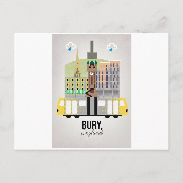 Bury Postkarte (Vorderseite)