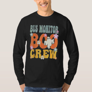 Bus-Aufsicht-Halloween-Retro-Groovy-Geister-Crew T-Shirt