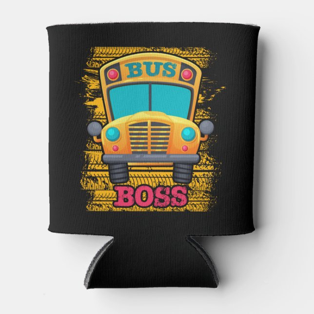 Bus Boss - School Bus Driver Appreciation Dosenkühler (Vorderseite)