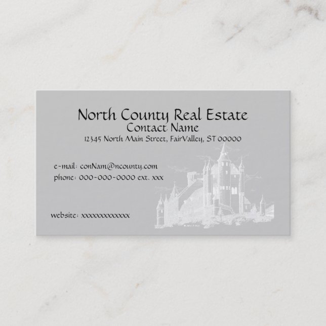 Bus. Carte - Château (Devant)