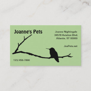 Bus. Carte - Colibri en Branche