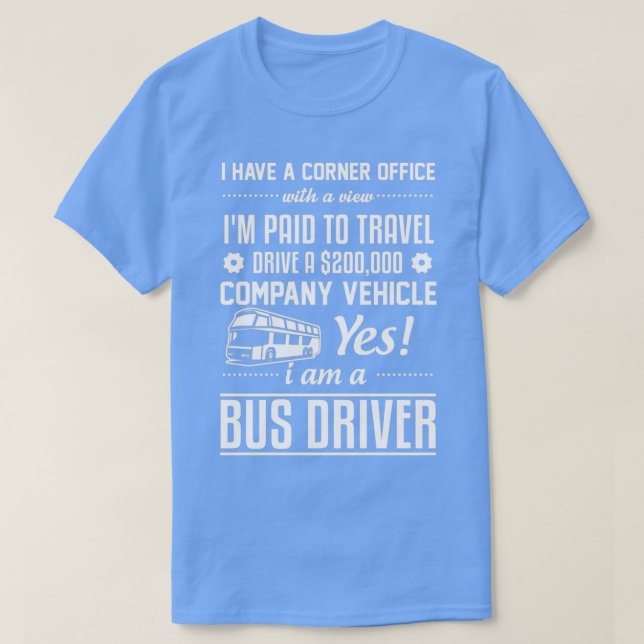 Bus Driver Funny s T-Shirt (Design vorne)