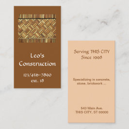 Bus. Karte - Brillenelement