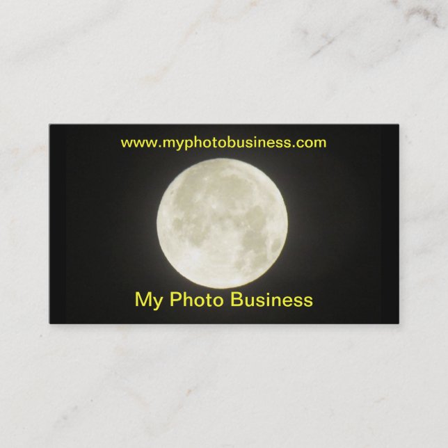 Bus. Karte - Mond (Vorderseite)