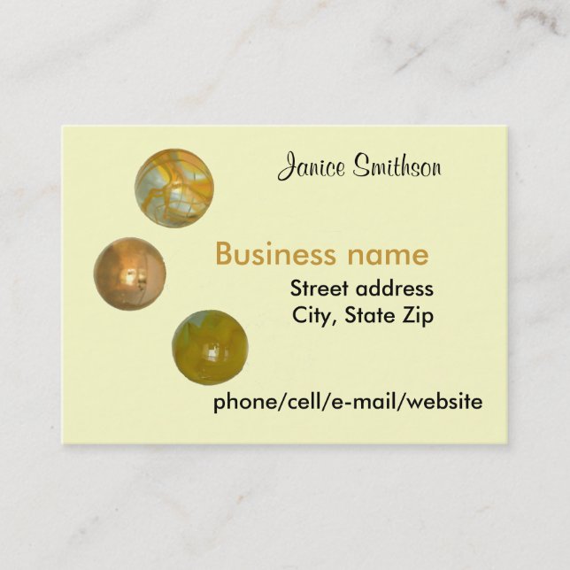 Bus. Karte - Murmeln (Vorderseite)